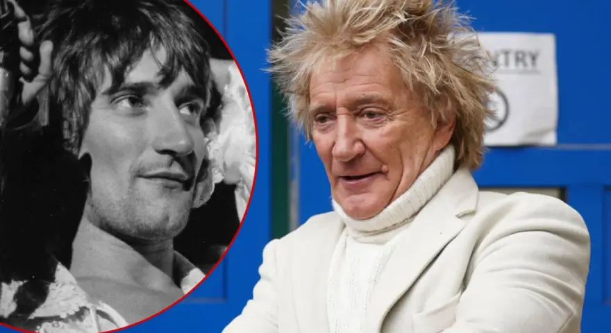 Młody i starszy Rod Stewart. Zastanawiasz się, ile lat ma Rod Stewart?