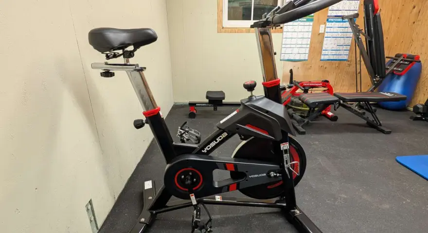 This exercise bike features magnetic resistance, offering a smooth and quiet workout. Is magnetic resistance better for an exercise bike? This one suggests yes!