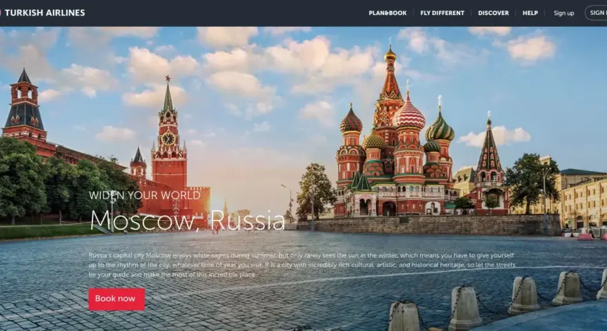 Tanie loty do Moskwy! Zobacz Cerkiew Wasyla Błogosławionego i Plac Czerwony. Odkryj bogactwo Rosji.