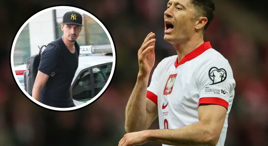 Robert Lewandowski i Piotr Zieliński, dwaj wybitni polscy piłkarze, w akcji.
