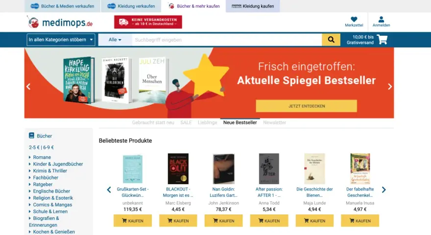 Medimops gebrauchte Bücher kaufen: Sparen & Nachhaltigkeit | Dein Guide
