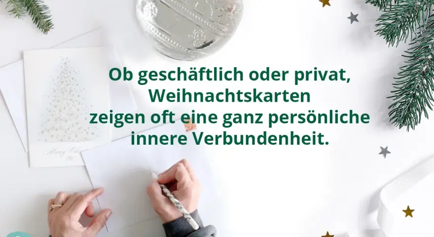 Geschäftliche Weihnachtskarten: Zitate, die Eindruck machen