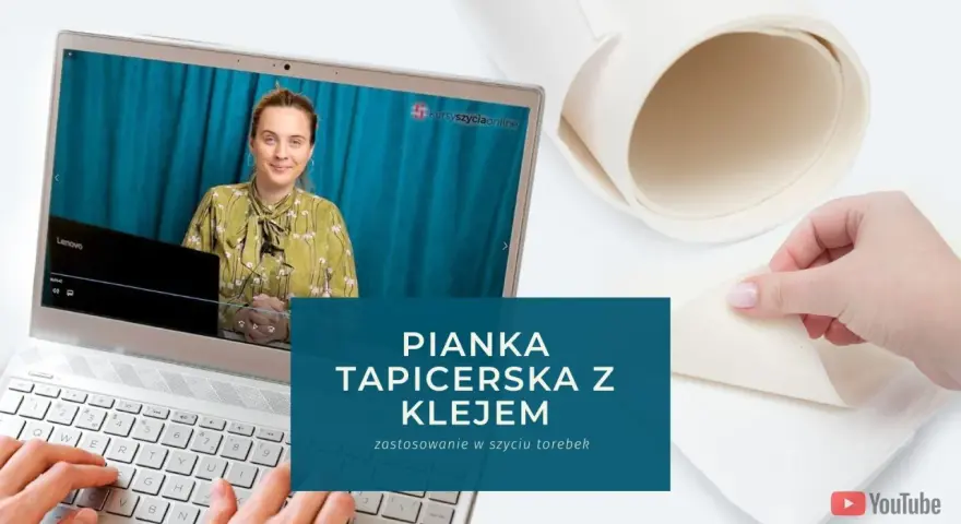 Pianka tapicerska z klejem to świetny sposób, czym usztywnić torebkę. Zobacz, jak łatwo ją zastosować w szyciu.