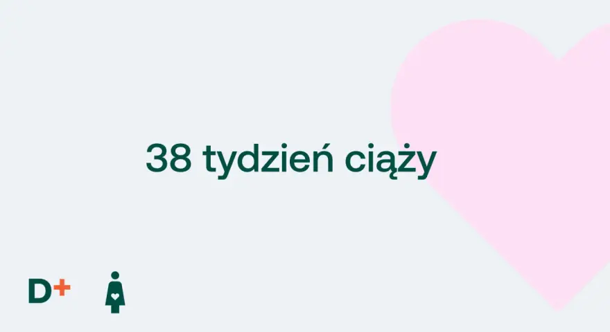 38 tydzień ciąży. Czekamy na maluszka! D+ ikona kobiety w ciąży.