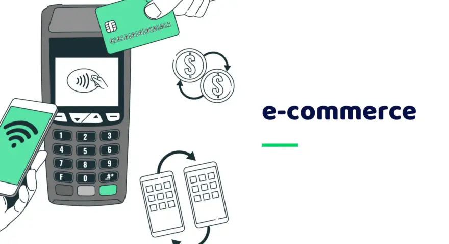 Płatności zbliżeniowe telefonem i kartą przy terminalu, wymiana pieniędzy między smartfonami. Tak działa ecommerce.