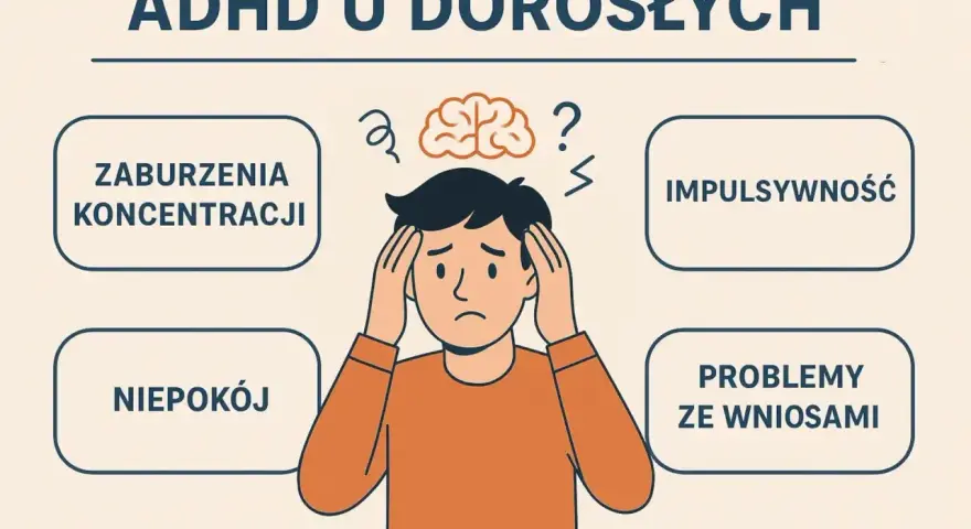 ADHD u dorosłych: zaburzenia koncentracji, niepokój, impulsywność, problemy ze wnioskami. Czy ADHD to choroba psychiczna?