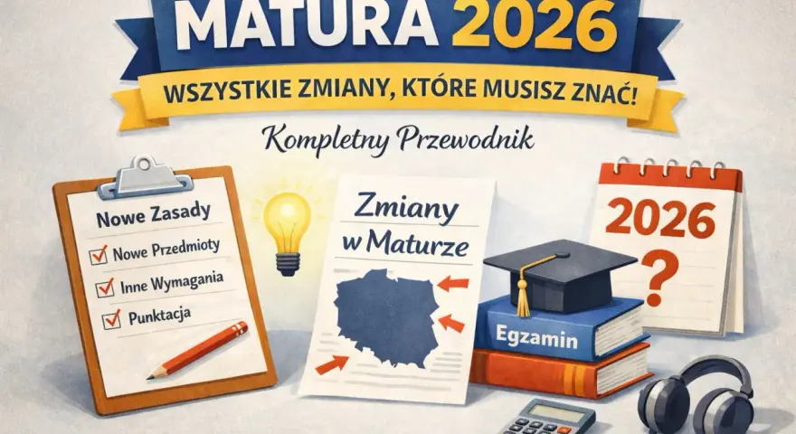 Matura 2026: poznaj wszystkie zmiany, które musisz znać! Kompletny przewodnik po tym, co na maturze z polskiego i innych przedmiotów.