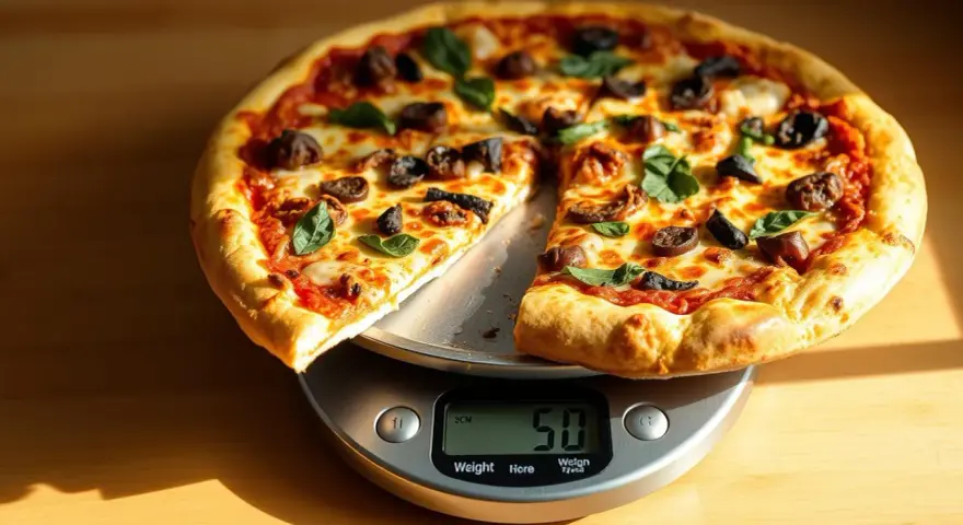 Ile waży pizza 40 cm? Zaskakujące różnice w wadze i dodatkach