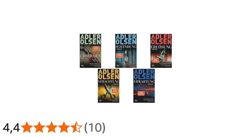 Jussi Adler-Olsen: Sonderdezernat Q Reihenfolge & alle Bücher