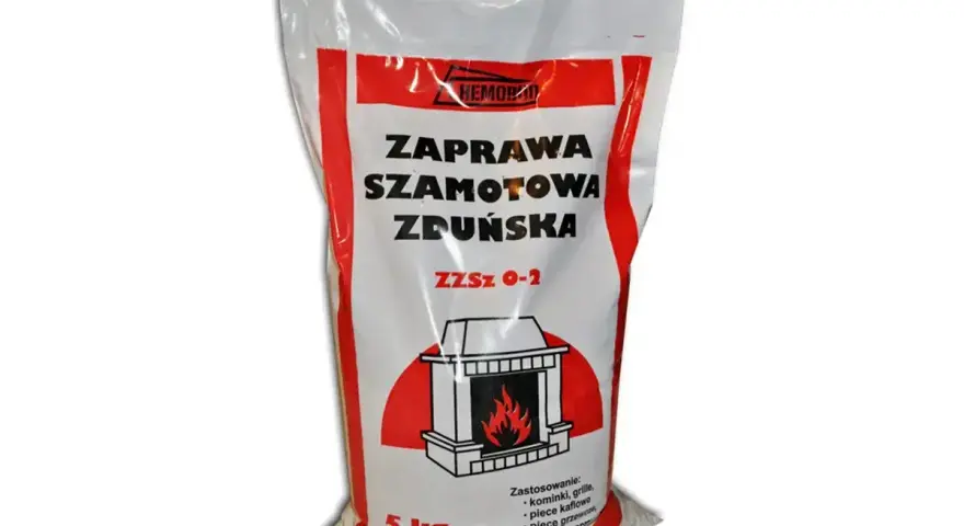 Worek zaprawy szamotowej zduńskiej. Dowiedz się, ile schnie zaprawa szamotowa, by prawidłowo wykonać prace.