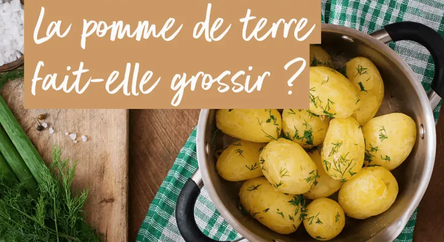 Un bol de pommes de terre cuites, parsemées d'aneth, pose la question : les pommes de terre font elles grossir ?