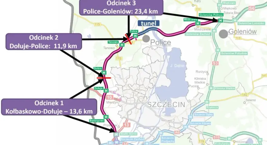 Zachodnia Obwodnica Szczecina: Kiedy pojedziemy? Harmonogram 2029/2033