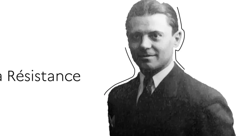 Portrait de Jean Moulin, figure emblématique de la Résistance, dont la mort fut un sacrifice pour la France.