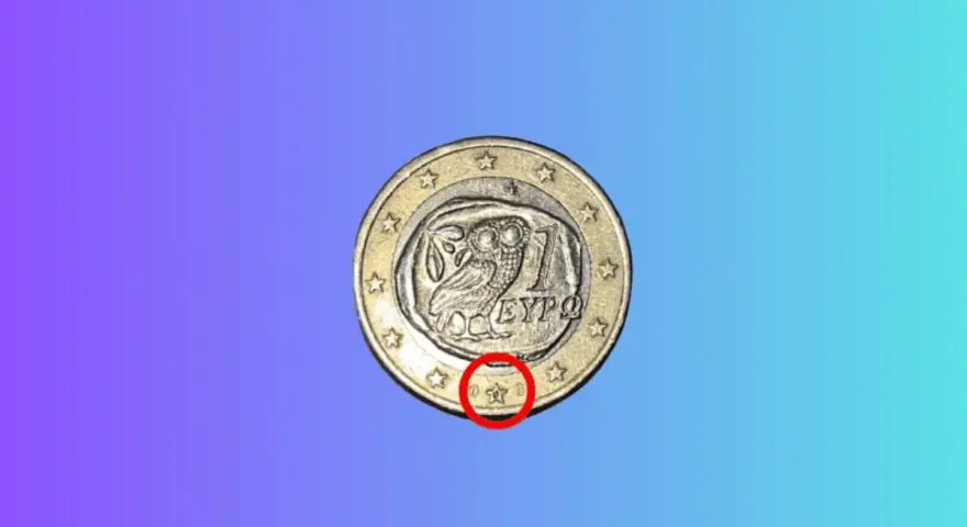 Une pièce de 1 € avec une chouette, symbole de sagesse, est mise en avant. Une petite étoile est encerclée.