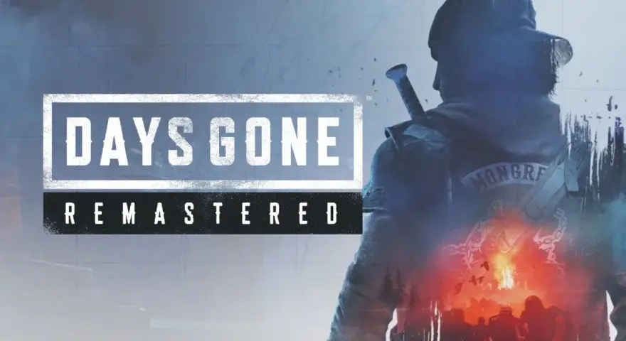 El protagonista de Days Gone Remastered, con su moto y hordas de infectados.
