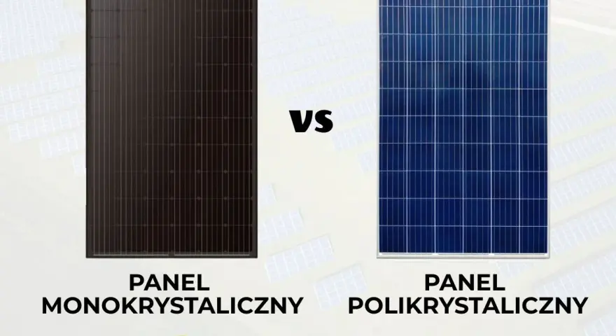 Porównanie: czarny panel monokrystaliczny vs niebieski panel polikrystaliczny. Który wybrać do swojej instalacji fotowoltaicznej?