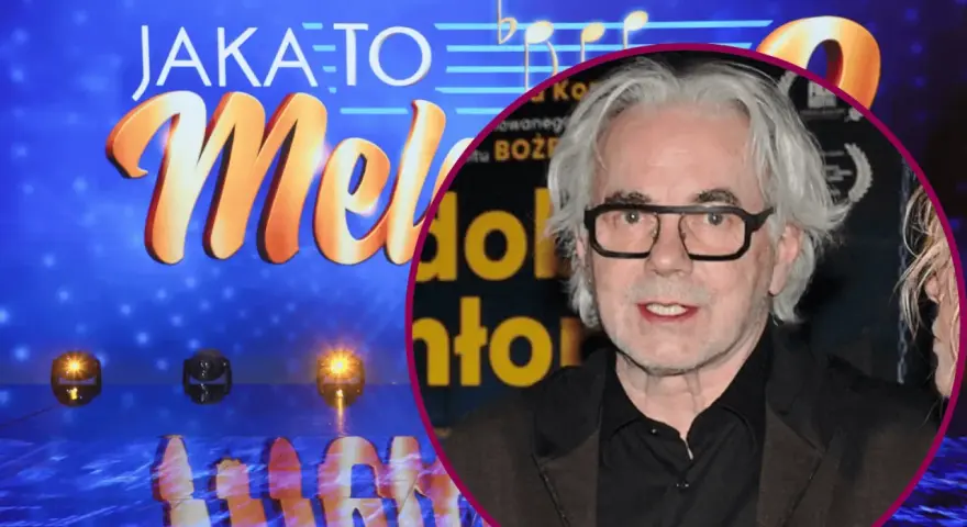 Robert Janowski w kadrze z programu "Jaka to melodia?".