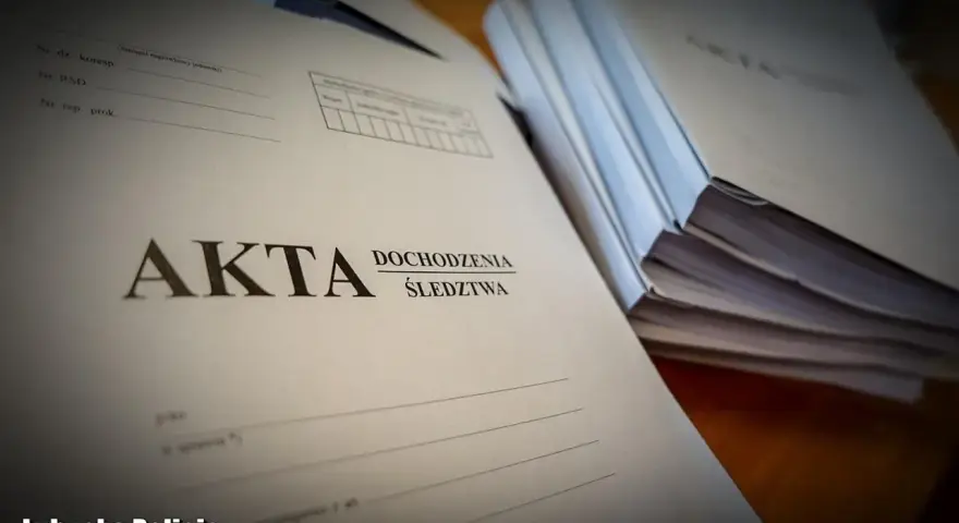 Akta dochodzenia śledztwa. Jak sprawdzić sygnaturę akt? Dokumenty Lubuskiej Policji.
