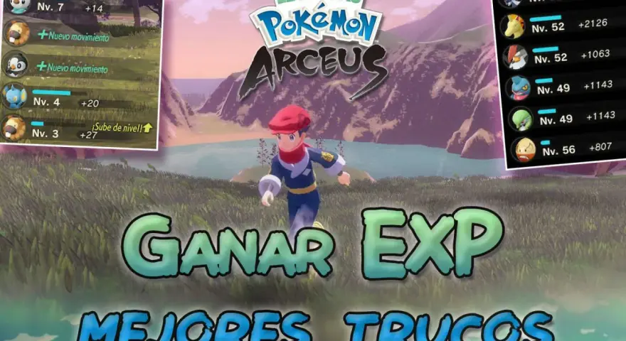 Guía Pokémon Arceus: aprende a ganar EXP y descubre los mejores trucos para subir de nivel a tus Pokémon.