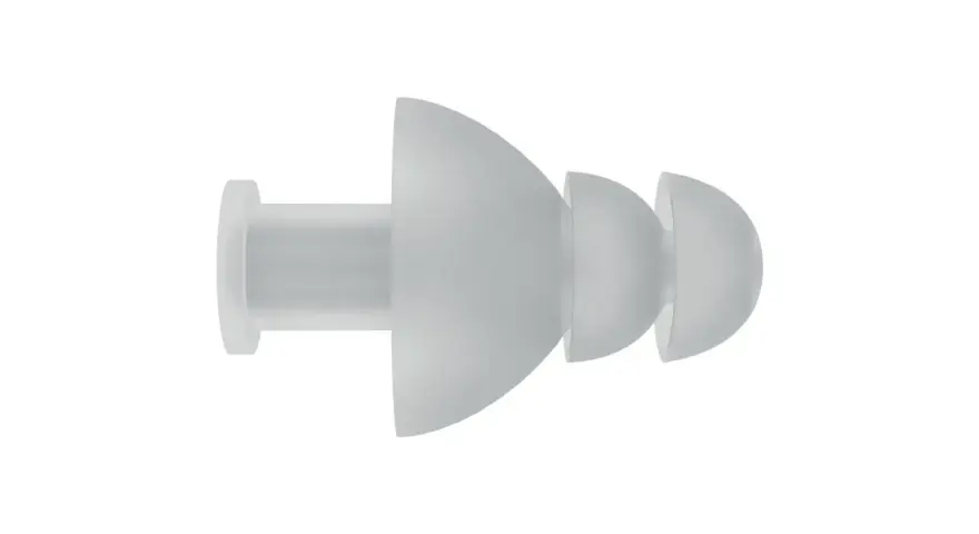 Bouchon d'oreille en silicone, conçu pour une sensation de confort et une protection auditive optimale.