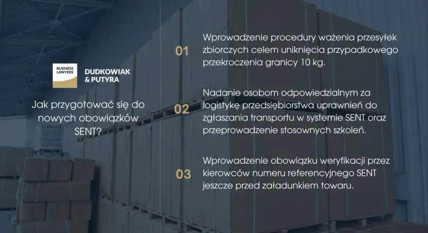 Jak przygotować się do nowych obowiązków SENT? Wprowadzenie procedur ważenia, nadanie uprawnień do zgłaszania transportu w systemie SENT i weryfikacja numeru referencyjnego.