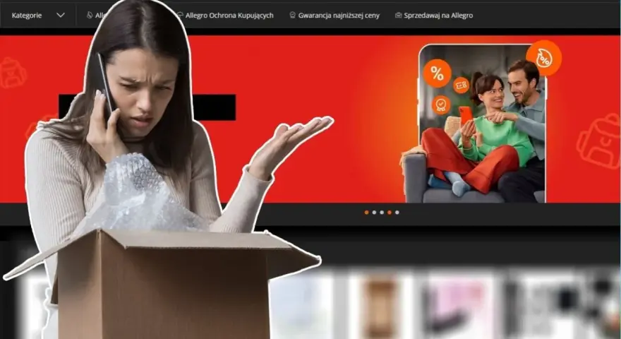 Zirytowana klientka dzwoni w sprawie problematycznego zakupu. Zastanawia się, ile czasu na rozpatrzenie reklamacji ma Allegro.
