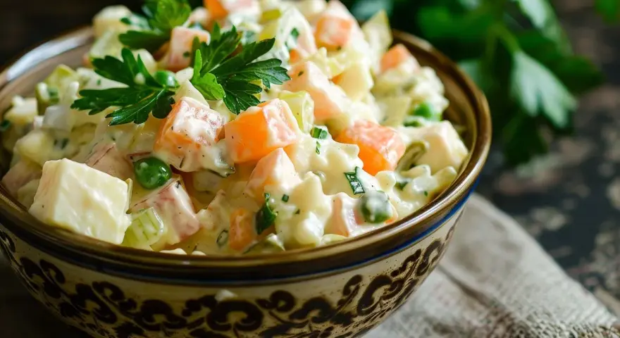 Ile kcal ma sałatka jarzynowa? Odkryj sekrety i wersje FIT!