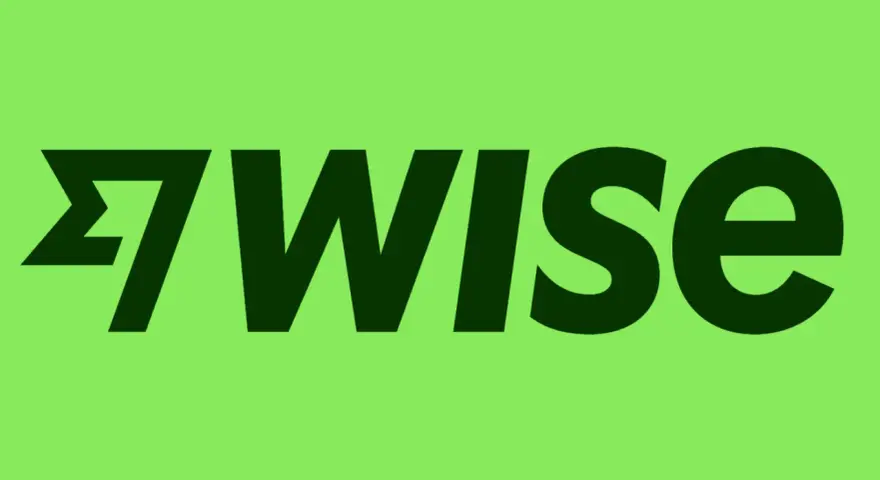 Logo z napisem "7Wise" na zielonym tle. To znak rozpoznawczy firmy oferującej konto Wise.