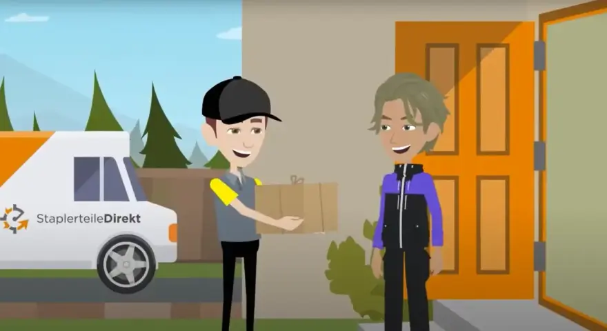 Lieferant von StaplerteileDirekt übergibt Paket. Die Sendungsverfolgung mit der oe nummer ist abgeschlossen.