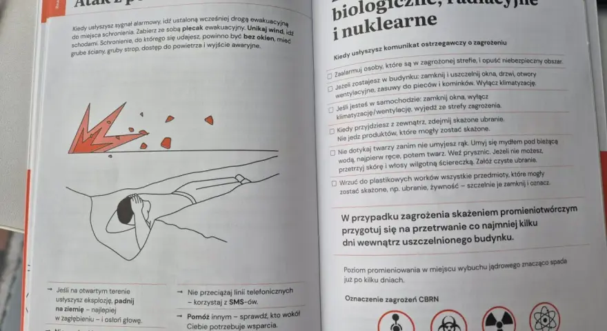 Instrukcja reagowania na zagrożenia. Czy w Gdańsku jest bezpiecznie? Dowiedz się, jak chronić się przed atakami z powietrza i zagrożeniami chemicznymi, biologicznymi, radiacyjnymi i nuklearnymi.