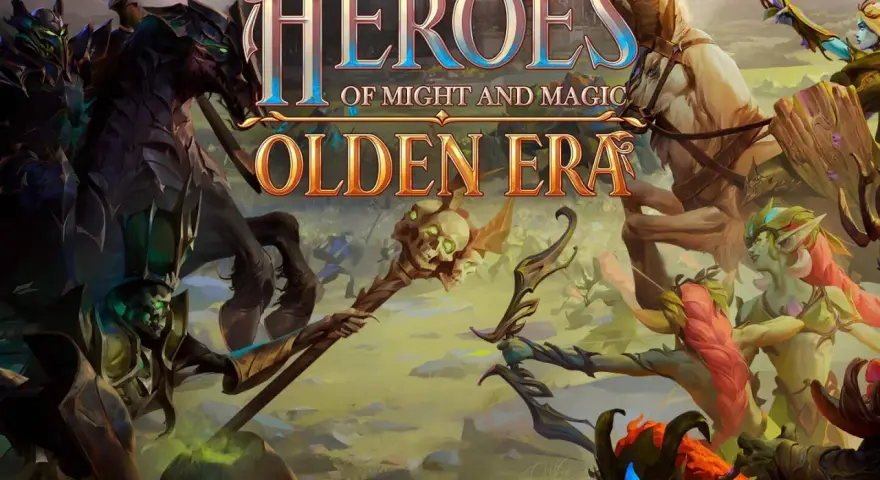 Criaturas fantásticas y guerreros se preparan para la batalla en Heroes of Might and Magic Olden Era.