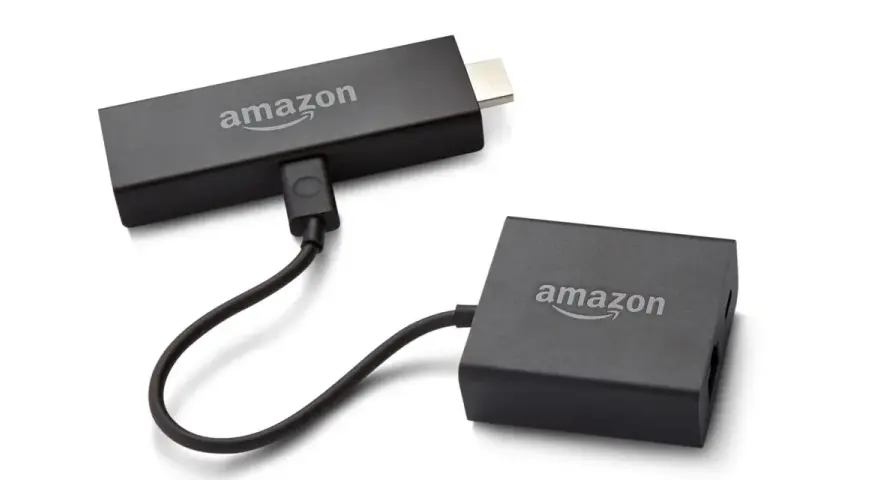 Amazon Fire TV Stick mit HDMI-Adapter und Kabel. So einfach ist das Fire TV Stick einrichten.