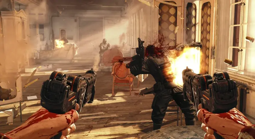 Explosión en Wolfenstein The New Order. Guía para sobrevivir a la acción intensa.