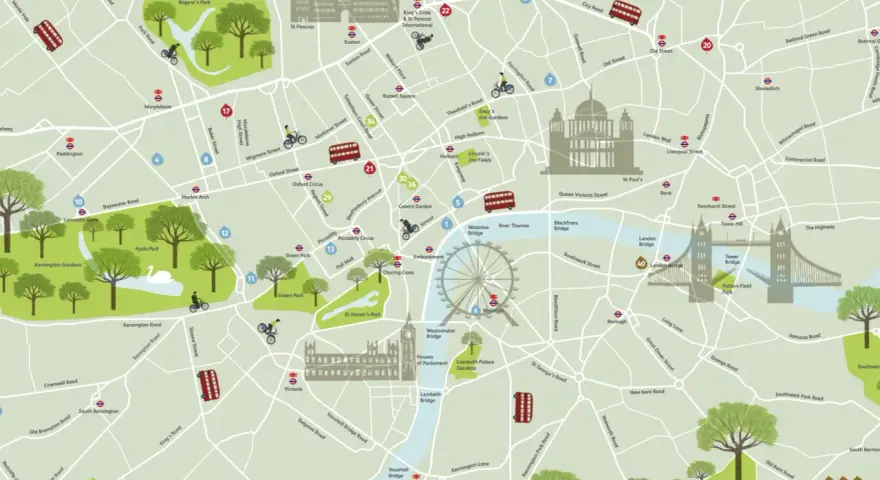 Mappa Londra: Attrazioni, Itinerari e Consigli per Visitare la Città