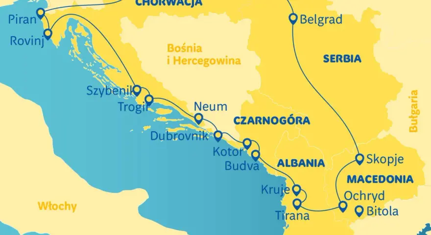 Jak długo trwa podróż autokarem do Albanii? Czas przejazdu z Polski
