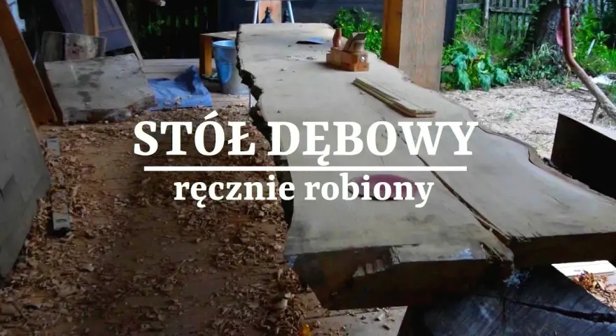 Jak zrobić stół z bali drewnianych - krok po kroku bez błędów