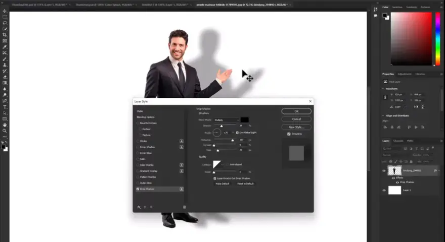 Jak zrobić cienie w Photoshopie i uniknąć typowych błędów