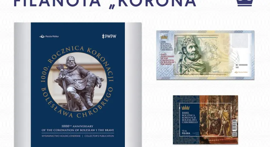 Koperta z Bolesławem Chrobrym i znaczek pocztowy z jego koronacją. Czy warto inwestować w personalizowane znaczki pocztowe na koperty?