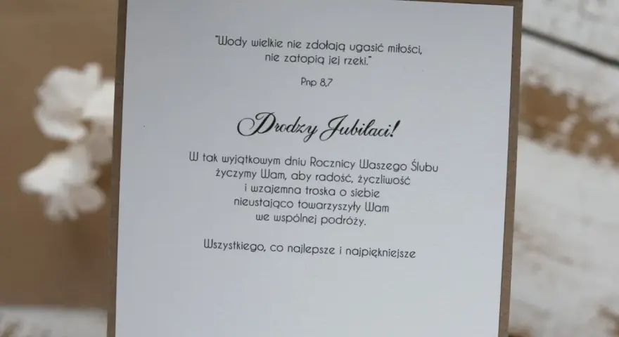 Życzenia na 35 rocznicę ślubu dla Jubilatów. Piękny cytat o miłości i serdeczne słowa na wspólną podróż.