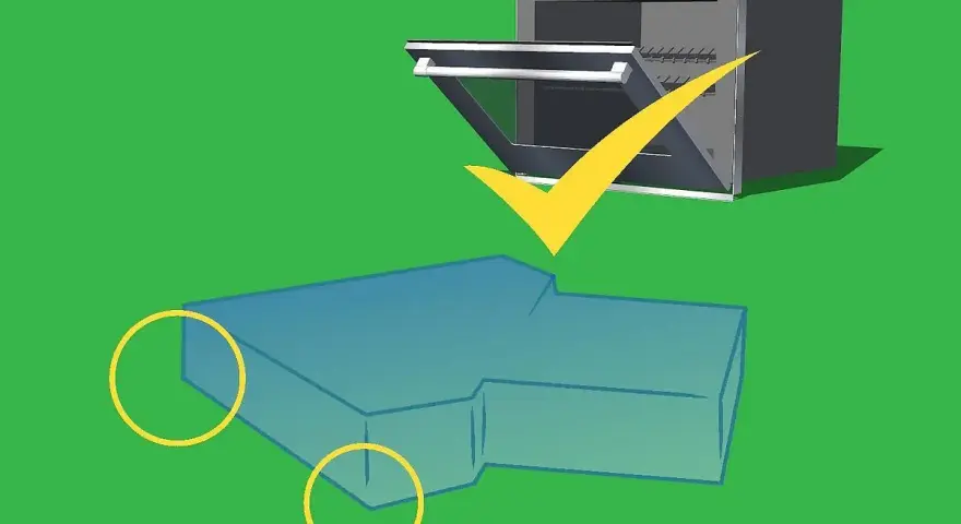 Learn how to make acrylic molds by heating plastic sheets in an oven. A yellow checkmark indicates success.