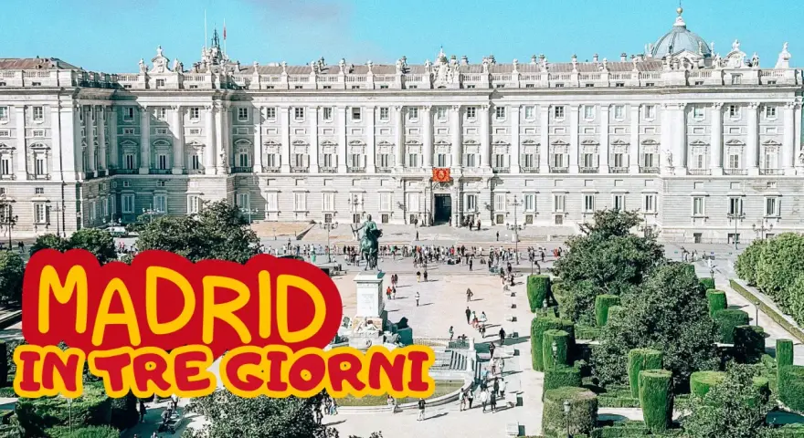 Il Palazzo Reale di Madrid, ideale per scoprire cosa vedere a Madrid in 3 giorni.