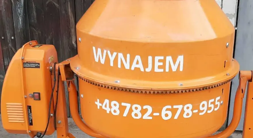 Ile kosztuje wypożyczenie betoniarki? Sprawdź ceny i oszczędzaj