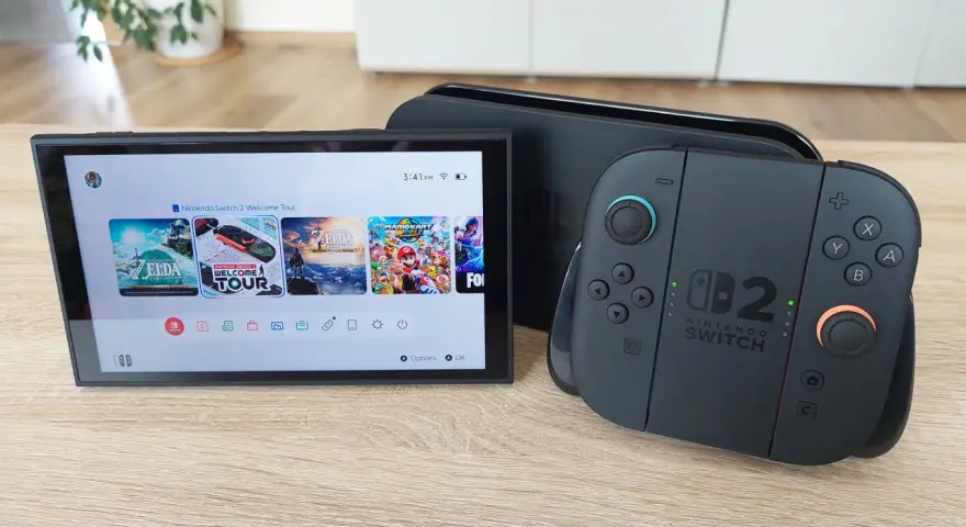 Konsola Nintendo Switch 2 z grami Zelda i Mario Kart. Wiedza to potęga Nintendo Switch, odkrywaj nowe światy!