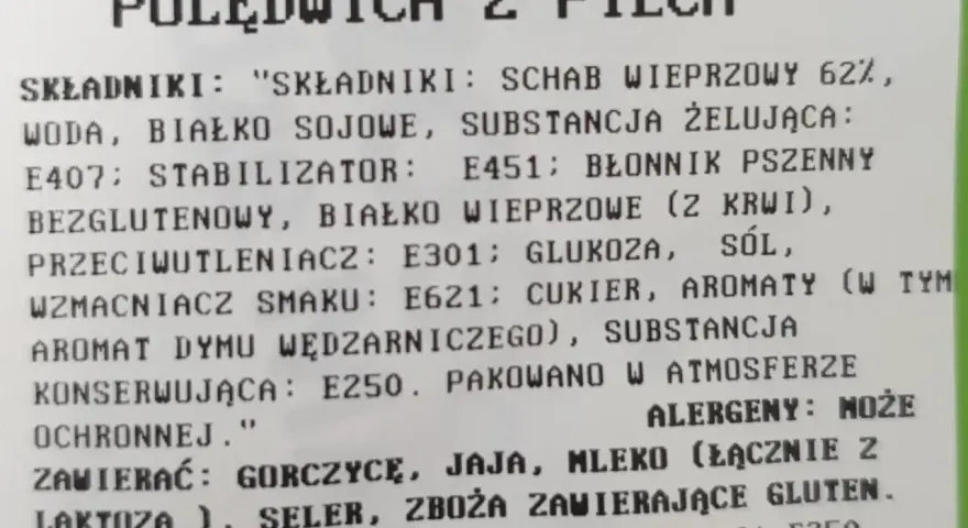 Polędwica wołowa z pieca. Informacje o składnikach i wartościach odżywczych, w tym polędwica wołowa kcal.