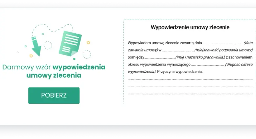 Wypowiedzenie umowy zlecenie: Jak zrobić to bezbłędnie? Poradnik + wzór