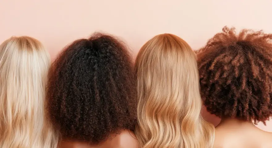 Capelli lisci biondi, ricci scuri, mossi biondi e afro castani: ecco come capire che tipo di capelli hai.