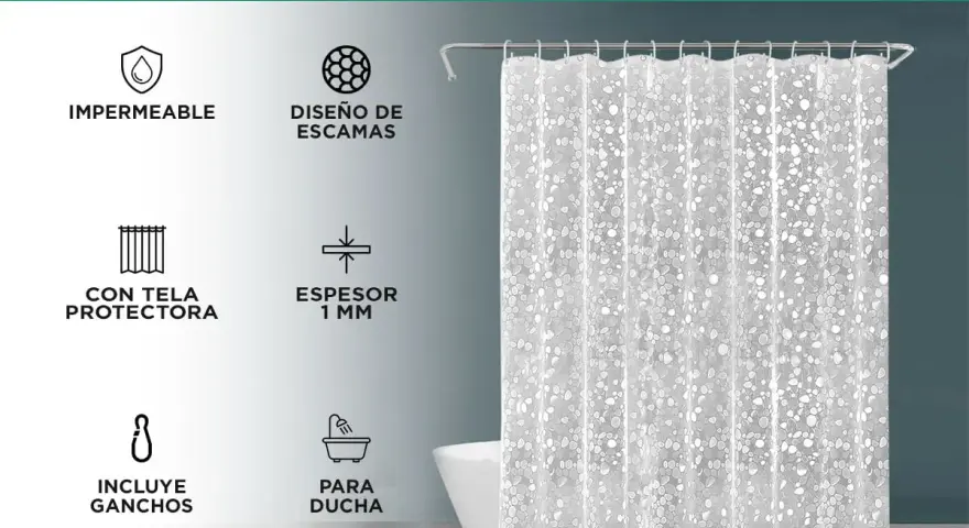 Cortinas de baño Carrefour: Renueva tu espacio con estilo y acierto