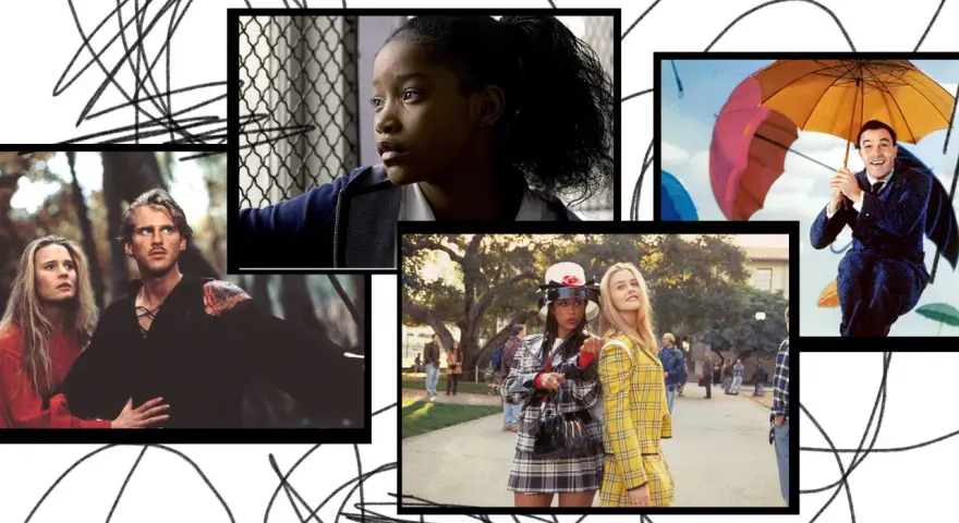 Collage di film e programmi TV di Elle McKinnon: "La storia fantastica", "Clueless", "Mary Poppins" e altri.