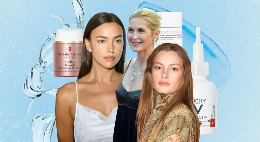 Modelos y cremas con retinol, como la de Elizabeth Arden, para evitar el retinol efecto rebote y lucir una piel radiante.