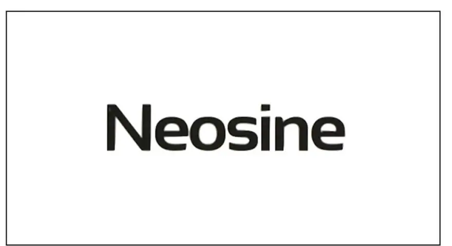 Czarny napis "Neosine" na białym tle. Czy neosine jest na receptę?